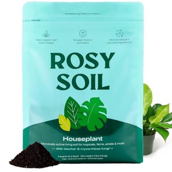 rosy soil organic potting mix